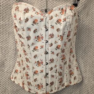 Chic Floral Bustier Top